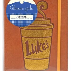 Gilmore Girls Journal with Brown and Gold Design